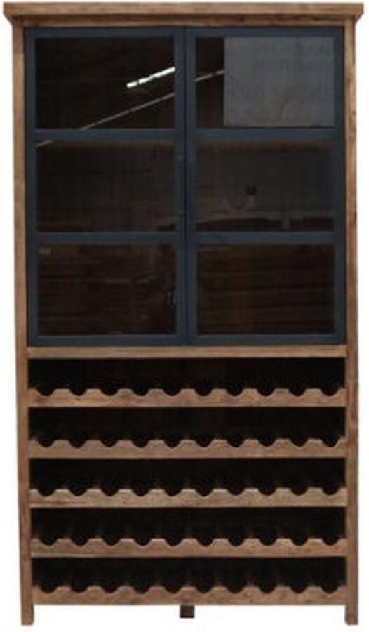 Meubelplaats Wijnkast Roda teak 100x220cm