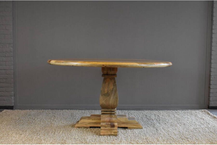 Meubelplaats Ronde mango eettafel Vila 140 cm By-Olaf