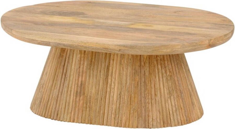 Meubelplaats Salontafel Lund 90 cm ovaal mangohout