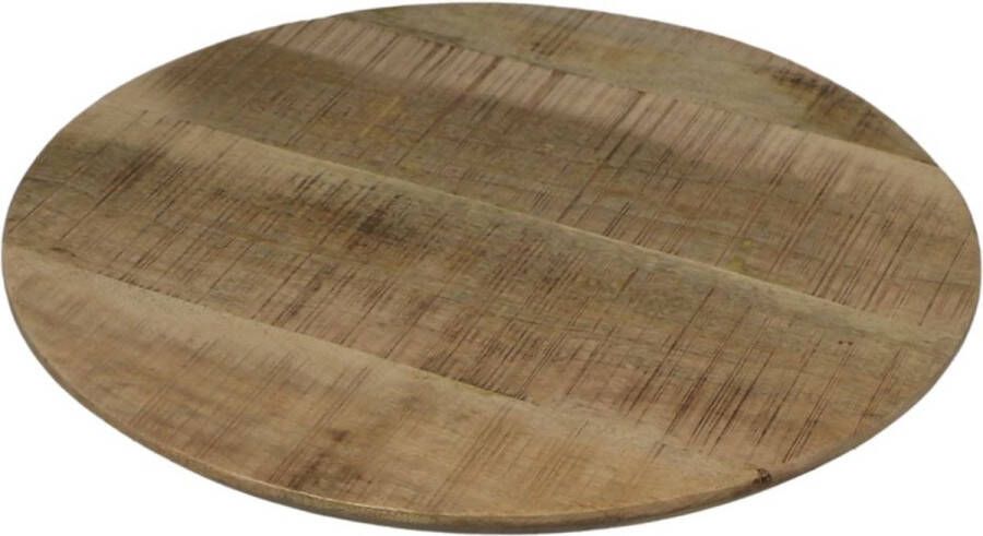 Meubelplaats HSM Collection -Rond salontafelblad Bern ø60x2 5 Naturel Mangohout