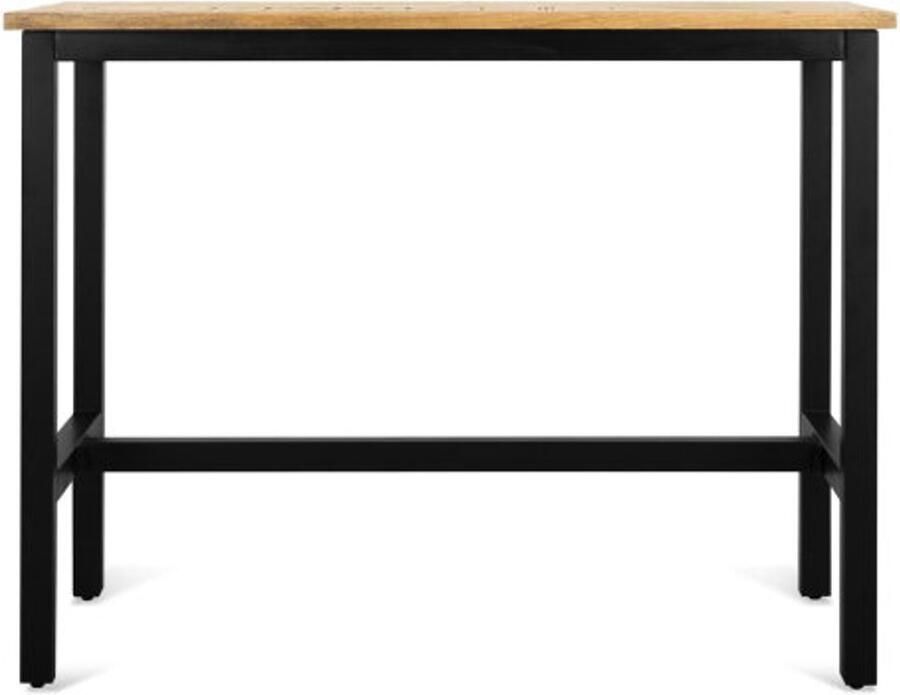 Meubelplaats Bartafel Mangohout Metaal 135 x 65 x 105 cm - Foto 3