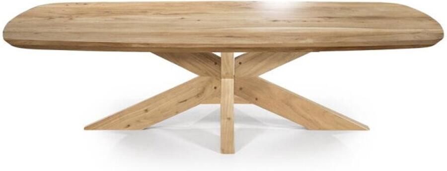 Meubelplaats Eleonora Salontafel Nikki Deens ovaal Acacia 130x70cm naturel - Foto 1