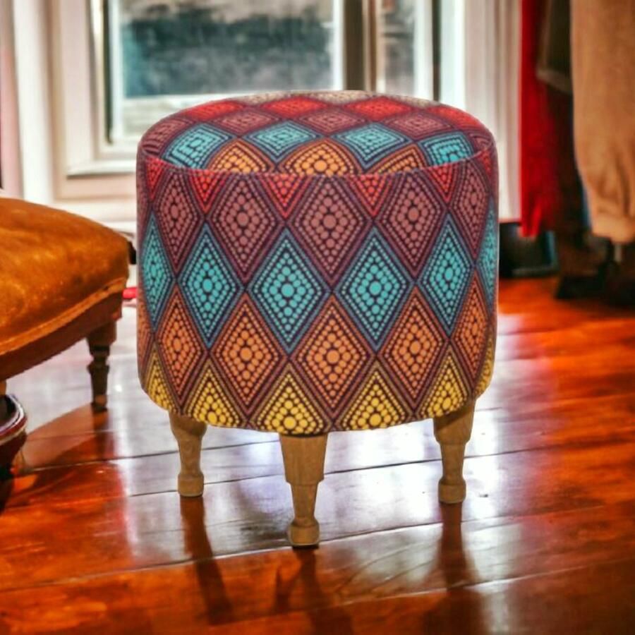 Meubel Sofa Meubelsofa-Gedessineerde Houten Poef