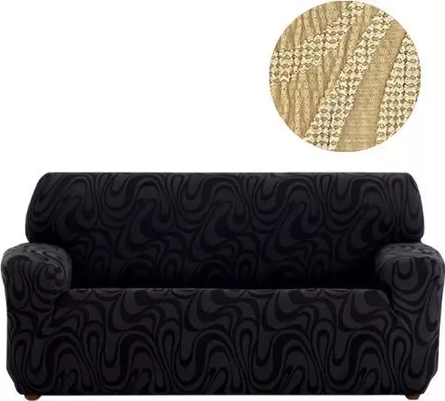 Belmarti Fauteuilhoes Danubio 70cm tot 110cm breed Beige Premium elastische fauteuilhoezen die voorgevormd zijn voor een perfecte pasvorm Eenvoudig in onderhoud en wasbaar op 30 graden