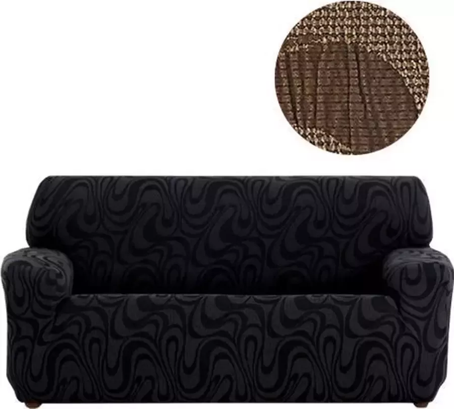 Belmarti Fauteuilhoes Danubio 70cm tot 110cm breed Bruin Premium elastische fauteuilhoezen die voorgevormd zijn voor een perfecte pasvorm Eenvoudig in onderhoud en wasbaar op 30 graden