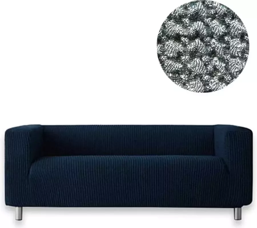 Belmarti Bankhoes Milos Hoge Arm 190-230cm breed Donkergrijs Voor banken met een hoge armleuning Antistatisch Ademend Katoen voor comfortabel zitten zonder zweten