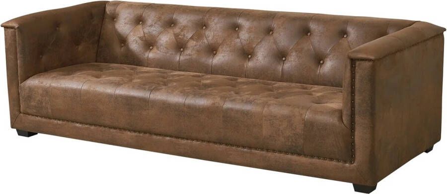 Meubilair Chesterfield Ancora Bank 3 Zits Vintage Bruin