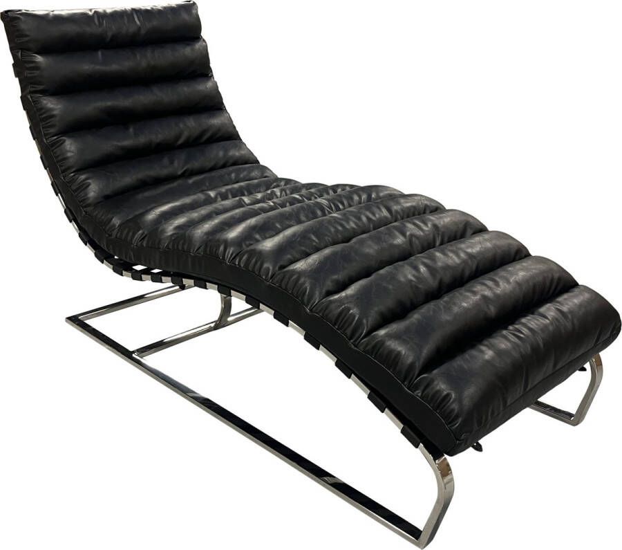 Meubilair Bauhaus Weimar Knoll Lounge Chair Chaise Lounge- Design Leder