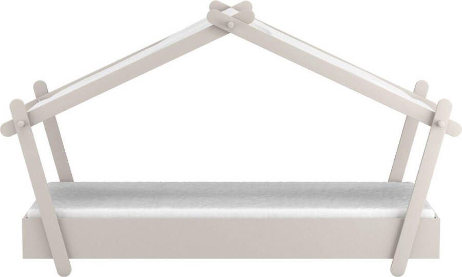 Demeyere Kinderhutbed Mdf Grijs Inclusief bedbodem 90x200 cm - Foto 2