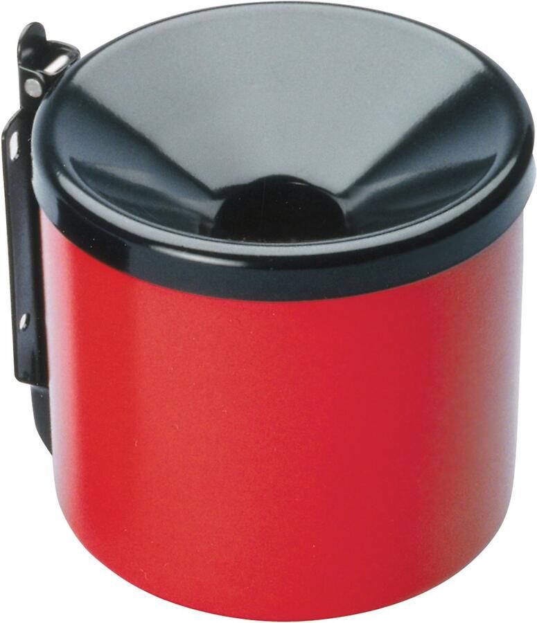 Meva Zelfdovende wandasbak voor binnen en buiten rood diameter 15 cm