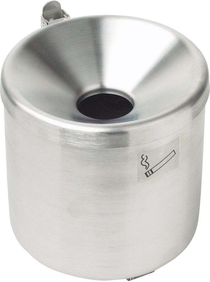 Meva Zelfdovende wandasbak voor binnen en buiten rood diameter 15 cm