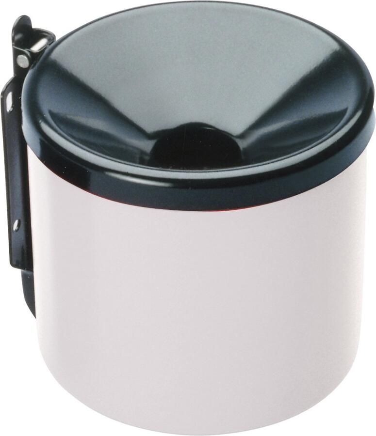 Meva Zelfdovende wandasbak voor binnen en buiten wit diameter 15 cm