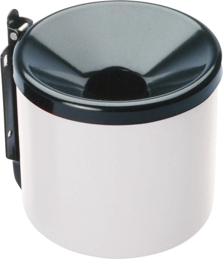 Meva Zelfdovende wandasbak voor binnen en buiten wit diameter 9 cm