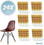 'merkloos'' Stoelpoot beschermers Stoelpoot sokken kat bruin Stoelpoot doppen Kattenpootjes 20 55 MM Anti kras 16 stuks voor 4 stoelen - Thumbnail 2