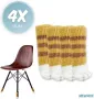 'merkloos'' Stoelpoot beschermers Stoelpoot sokken kat bruin Stoelpoot doppen Kattenpootjes 20 55 MM Anti kras 16 stuks voor 4 stoelen - Thumbnail 3
