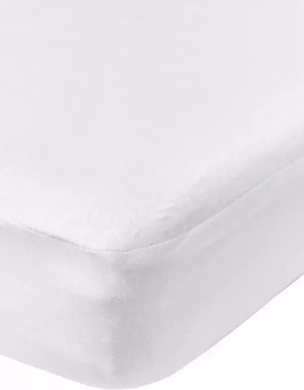 Meyco Home waterdicht hoeslaken eenpersoonsbed white 90x200cm - Foto 4