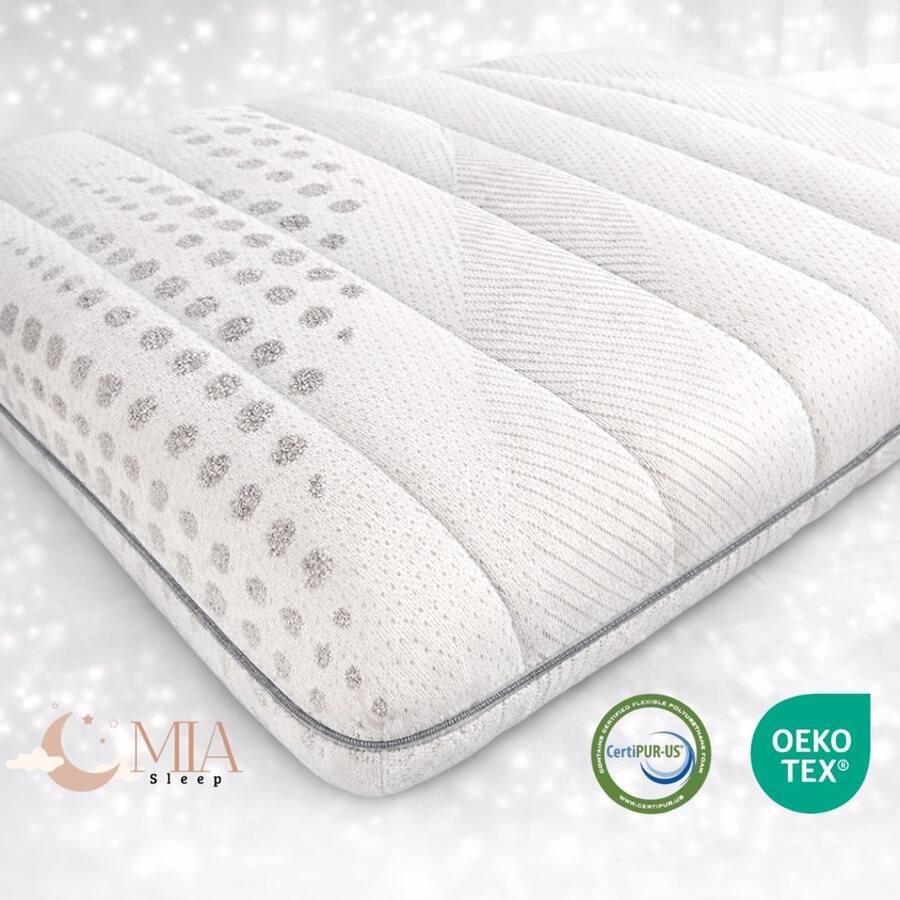 MIA Sleep Cool & Fresh Topper Topdekmatras 90x190 Luxe Tijk Gemiddeld 9 cm dik