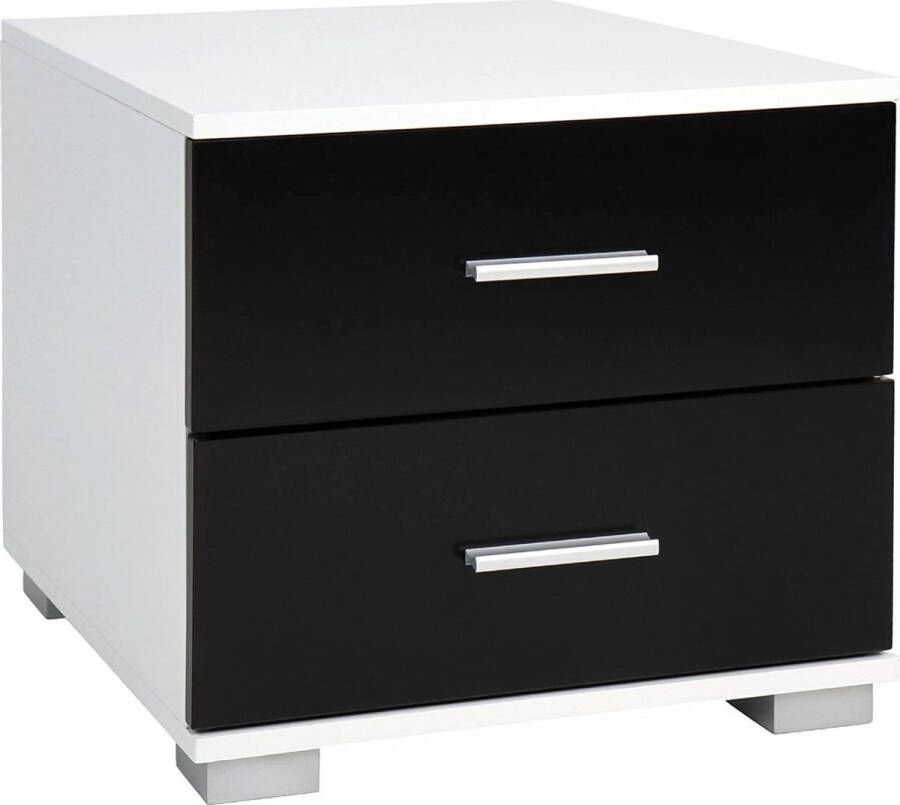 Miadomodo Trend24 Nachtkastje Nachtkastjes set van 2 Dressoir kasten Zwart