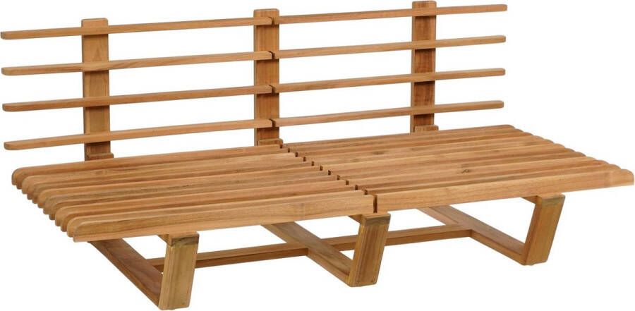 Mica Decorations Bankje Lennox 170x88x70 cm Hout Bruin