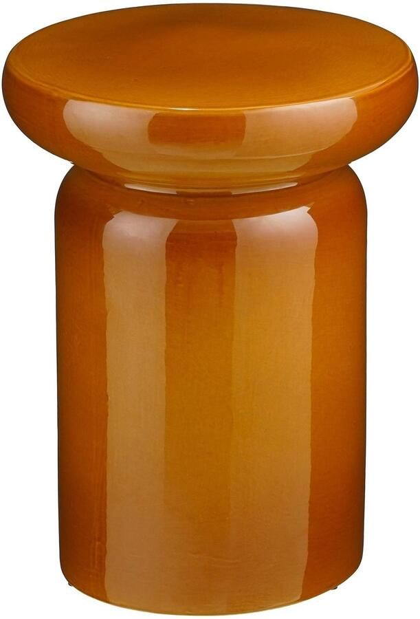 Mica Decorations Bijzettafel Fynn 34x34x45 cm Keramiek Bruin