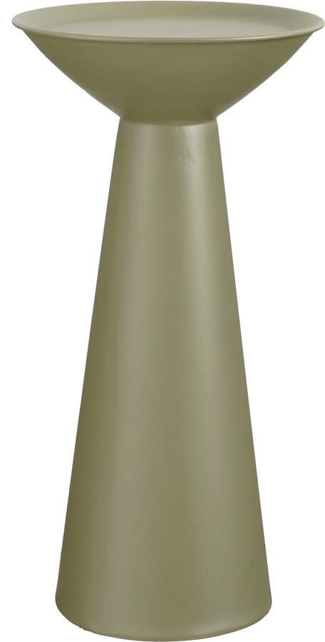 Mica Decorations Chiel Bijzettafel H55 x Ø28 cm FSC 100% Metaal Groen