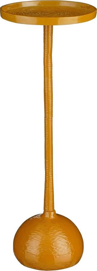 Mica Decorations Colin Bijzettafel H68 x Ø24 cm Gerecycled Aluminium 100% FSC Bruin