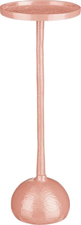 Mica Decorations Colin Bijzettafel H68 x Ø24 cm Gerecycled Aluminium 100% FSC Lichtroze
