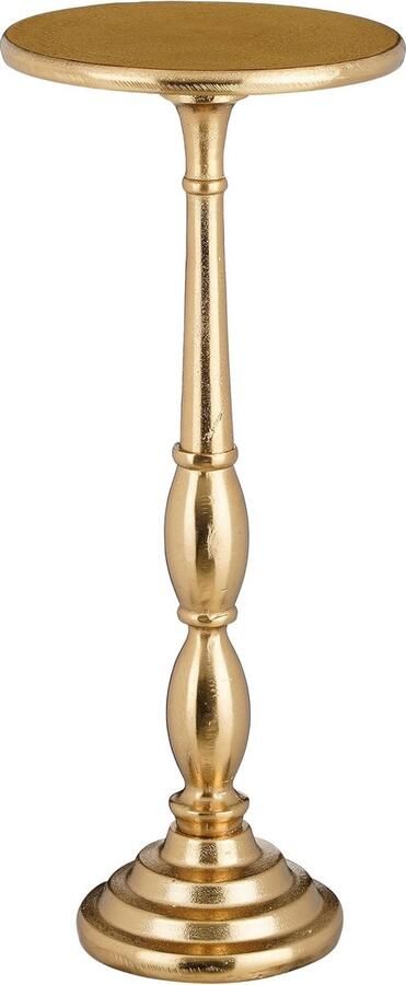 Mica Decorations Duco Bijzettafel H61 x Ø25 cm Gerecycled Aluminium FSC 100% Goud