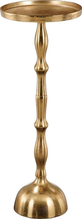 Mica Decorations Duco Bijzettafel H66 x Ø25 cm Gerecycled Aluminium FSC 100% Goud