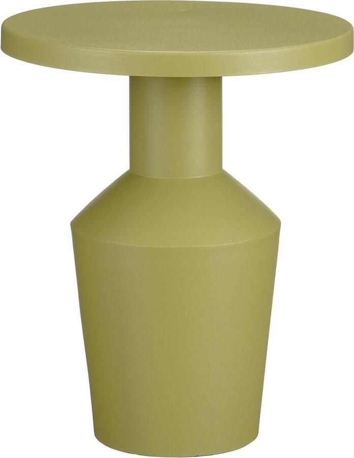 Mica Decorations Feroza Bijzettafel H41 x Ø34 cm Metaal Lichtgroen