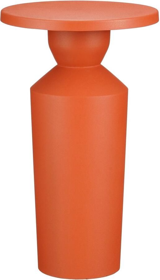 Mica Decorations Feroza Bijzettafel H51 x Ø30 cm Metaal Oranje