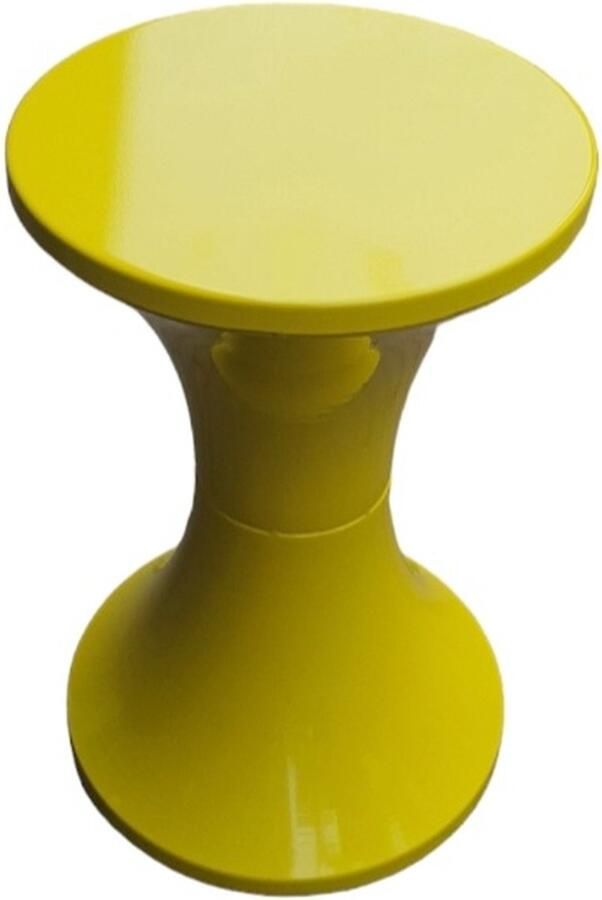 Mica Decorations Hailey bijzettafel geel H46xD30cm