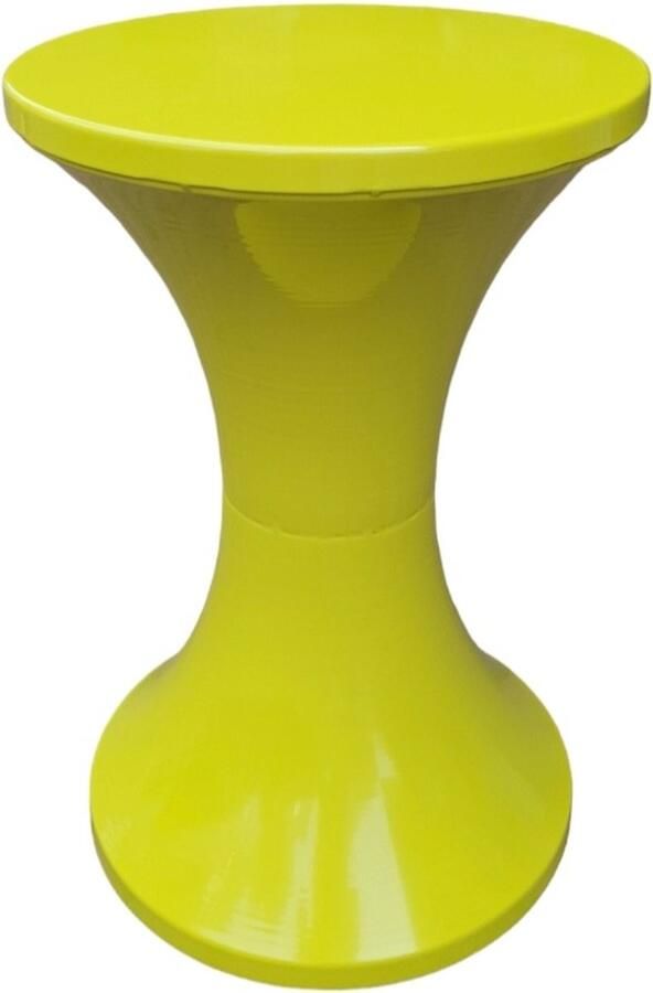 Mica Decorations Hailey bijzettafel lime kleur H46xD30cm