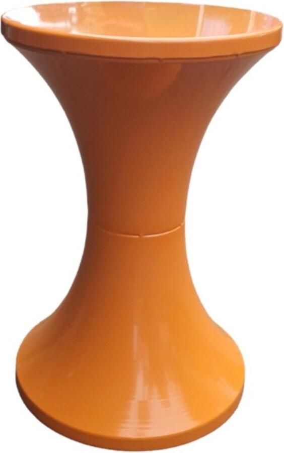 Mica Decorations Hailey bijzettafel oranje H46xD30cm