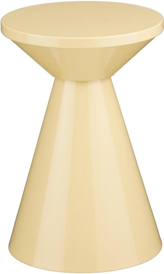 Mica Decorations Jim Bijzettafel H45 x Ø31 cm IJzer Beige