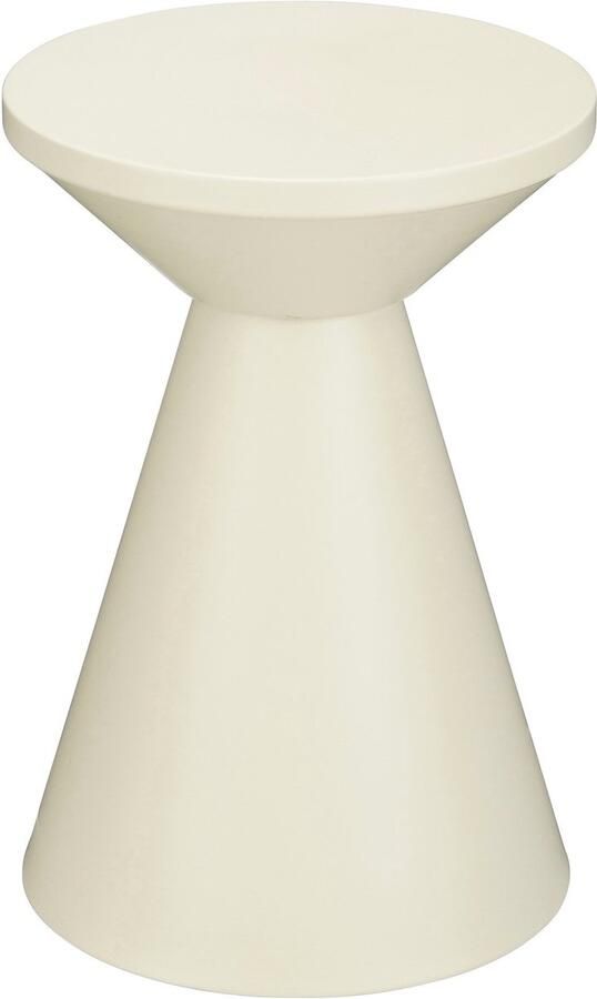 Mica Decorations Jim Bijzettafel H45 x Ø31 cm IJzer Off-white