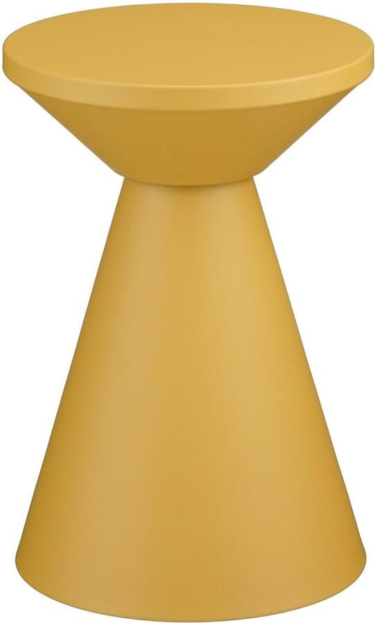 Mica Decorations Jim Bijzettafel H45 x Ø31 cm IJzer Okergeel