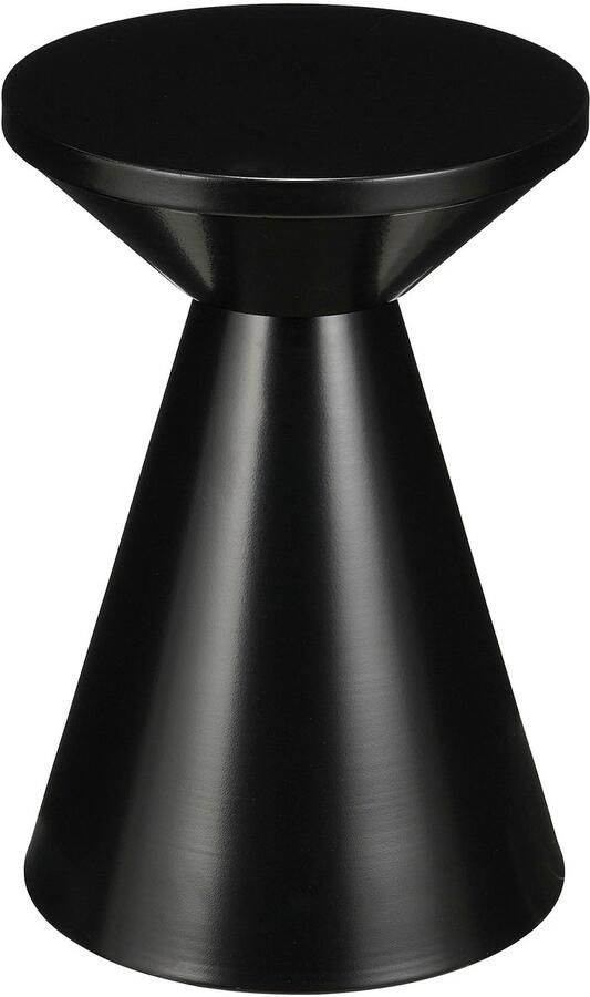 Mica Decorations Jim Bijzettafel H45 x Ø31 cm IJzer Zwart