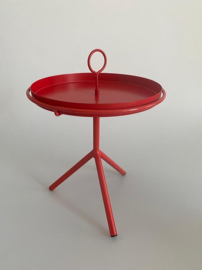 Mica Decorations Mica Aston Side Table Rood Afneembaar Dienblad 41 5x30 5 cm - Foto 2