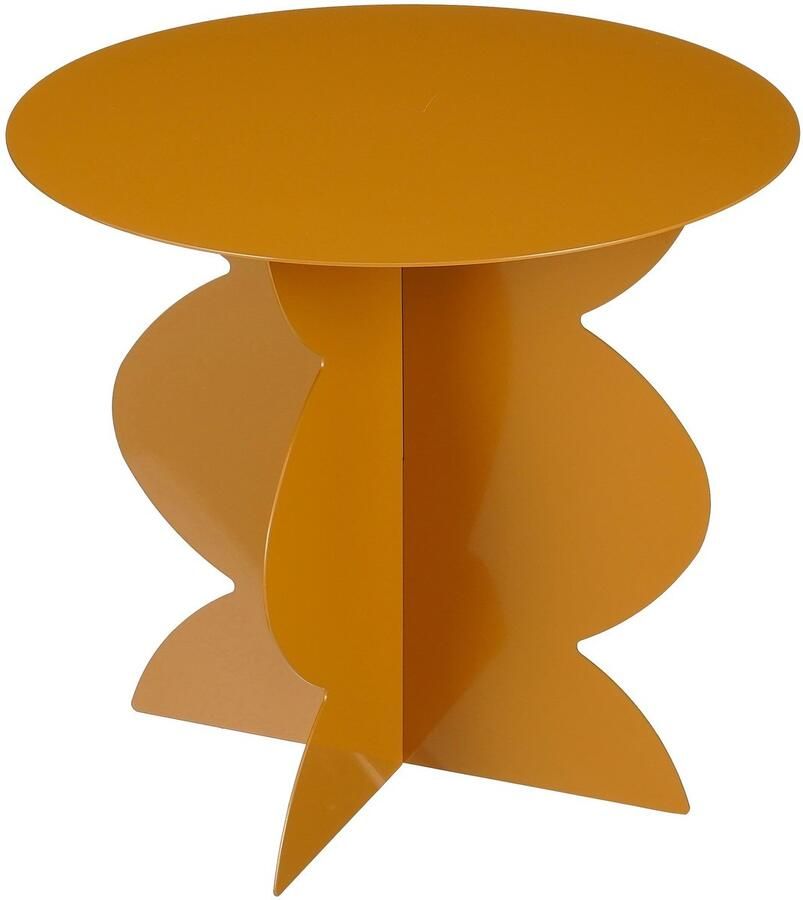 Mica Decorations Rafi Bijzettafel H40 x Ø45 cm IJzer Bruin