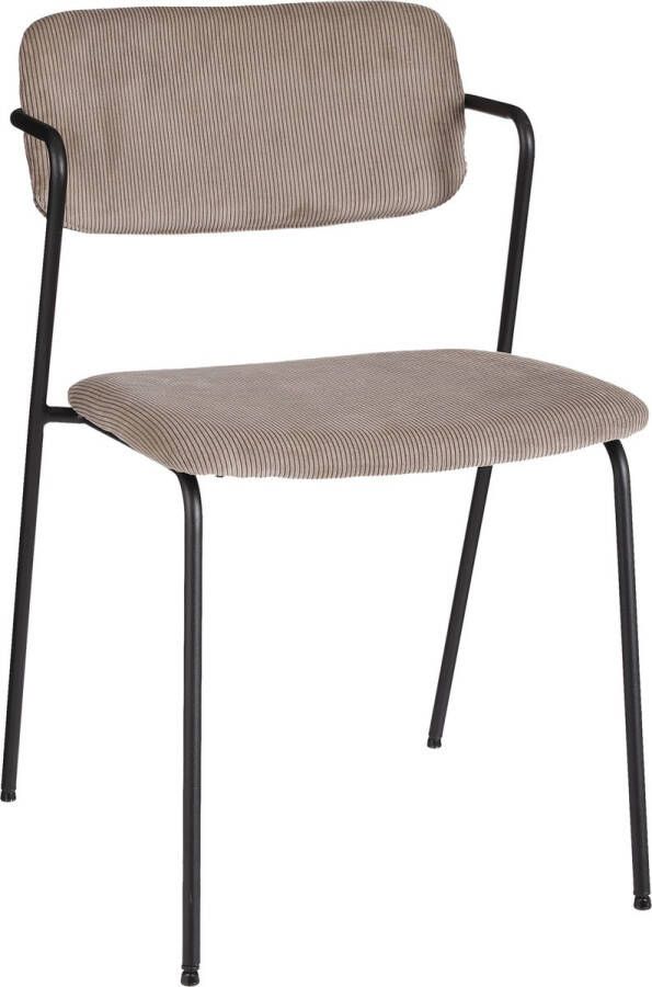 Mica Decorations Nanet Eetkamerstoel Set van 2 Beige