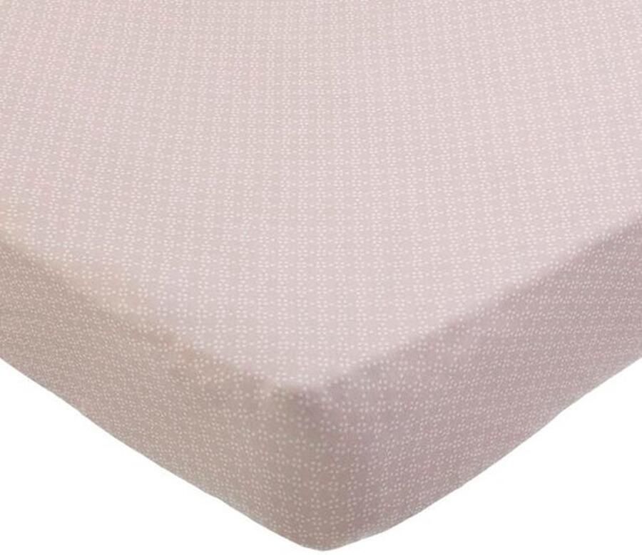 Mies & Co Hoeslaken Ledikant- Matrasovertrek Matrashoes Geschikt voor matras 60 x 120 cm tot 70 x 140 cm Stretch Jersey Pretty pearls