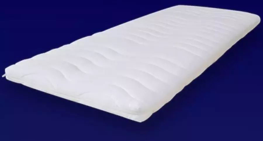 Nirwana Bedden Topper HR50 Koudschuim Topdekmatras Ergonomisch 90x210cm ca 7cm dik matras