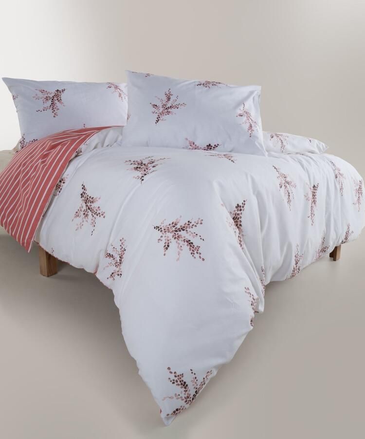 Mila Home Breeze Pink Floral Design Duvet Cover Set – Soft Multicolor 100% Cotton Ranforce Single Size Bed Linen Set Breeze roze bloemendessin dekbedovertrekset zacht veelkleurig 100% katoen Ranforce eenpersoonsbedlinnenset