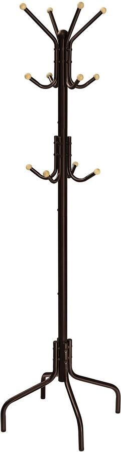 Mila Shop Kapstok staand Stijlvol zwart Duurzaam metaal Ruimtebesparend Lichtgewicht maar zeer stabiel 55 x 55 x 180 cm