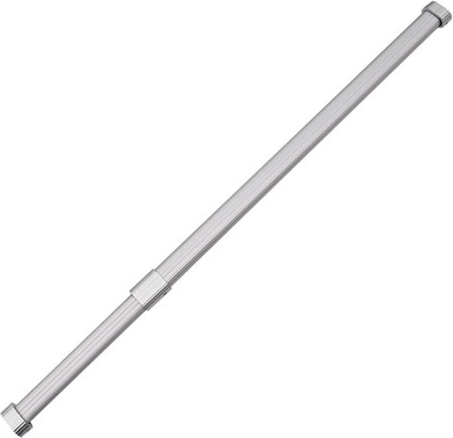 Milano Luxurious Kledingstang Verstelbaar – Uittrekbare Kledingroede – Duurzame Garderobestang – Stevig Aluminium – 85 tot 150cm – Kledingstang Roede Kast – Kledingrek – Kleerhanger – Garderobebuis – Uittrekbare Kledingkast Hanger – Zilver
