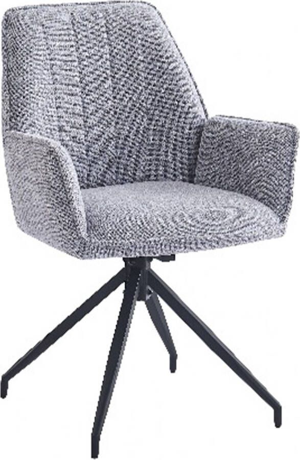 Milano the label Eetkamerstoel “Chacha set 2 lichtgrijs