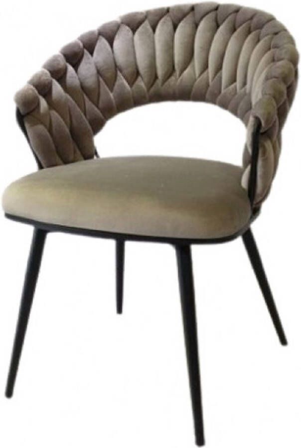 Milano the label Eetkamerstoel Mea set 2 licht grijs