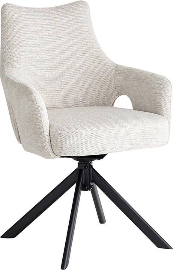 Milano the label Eetkamerstoel Natalia set van 2 Beige Davis Aragon