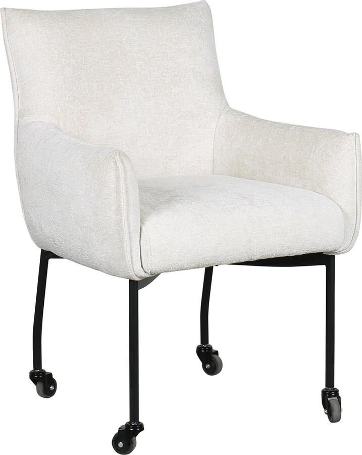 Milano the label Eetkamerstoel Alfio set van 2 Creme